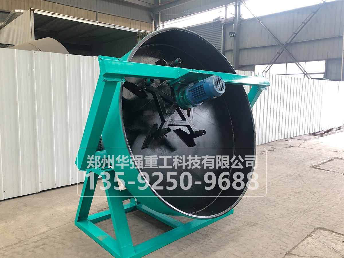 禽畜糞便有機(jī)肥圓盤(pán)造粒工藝